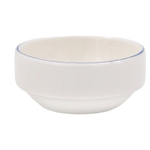 Соусник 30 мл. d=60 мм. Ретро синий край, форма Банкет /1/24/