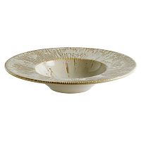 Тарелка для пасты d=280 мм. 400 мл. Снэл Песок, форма Банкет /1/6/