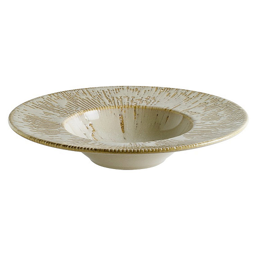 Тарелка для пасты d=280 мм. 400 мл. Снэл Песок, форма Банкет /1/6/