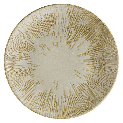 Тарелка d=300 мм. Снэл Песок, форма Гурмэ /1/6/