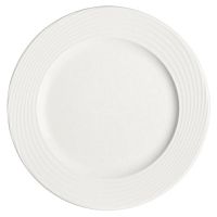 Тарелка d=300 мм. Белый, форма Луп узкая полоска /1/6/