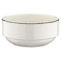 Соусник 30 мл. d=60 мм. Ретро коричневый край, форма Банкет /1/24/