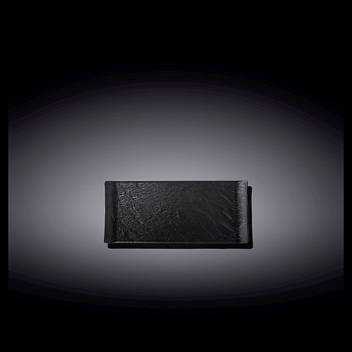 Блюдо прямоугольное 150*80 мм. Слэйт Wilmax /6/72/