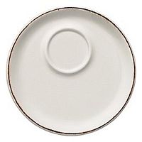 Блюдце d=120 мм. Ретро коричневый край (чашка 70654), форма Банкет /1/6/