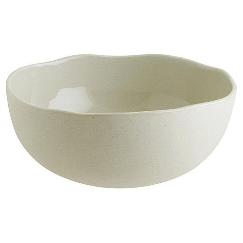 Салатник d=160 мм. 650 мл. h=65 мм. Оливковый, форма Крафт волнистый край /1/6/