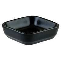 Салатник квадратный 75*75 мм. 70 мл. h=30 мм. Муд Черный /1/12/462/
