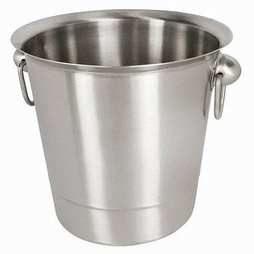 Ведро для шампанского нерж. d=200/140 мм. h=200 мм. 4500 мл. с кольцами /1/