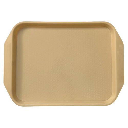Поднос 38*27 см. бежевый поверхность классик (106) MG /10/