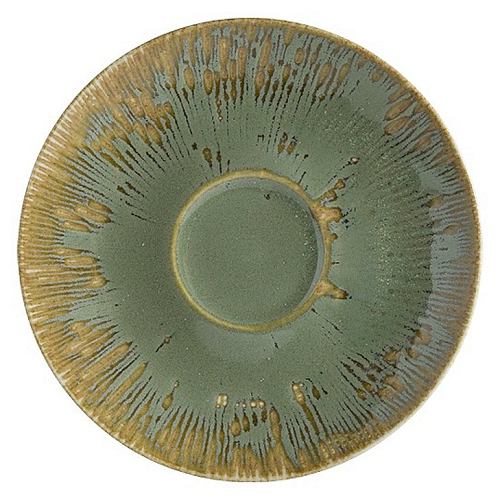Блюдце d=120 мм. Снэл Зеленый чай (чашка 71206) /1/6/