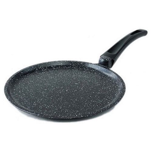 Сковорода для блинов d=22 см. h=1,7 см. алюминевая с антипригарным покрытием в крапинку /1/