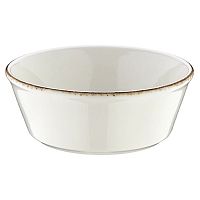 Салатник d=120 мм. 290 мл. h=56 мм. штабелируемый Ретро коричневый край, форма Банкет /1/24/