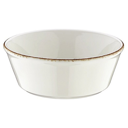 Салатник d=120 мм. 290 мл. h=56 мм. штабелируемый Ретро коричневый край, форма Банкет /1/24/