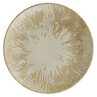 Тарелка d=210 мм. Снэл Песок, форма Гурмэ /1/12/