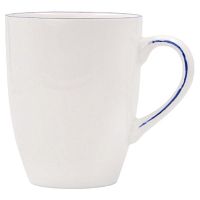 Кружка 330 мл. d=84 мм. h=104 мм. Ретро синий край /1/24/