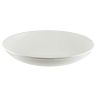 Тарелка d=250 мм. глубокая 1300 мл. h=50 мм. Белый, форма Луп узкая полоска /1/6/
