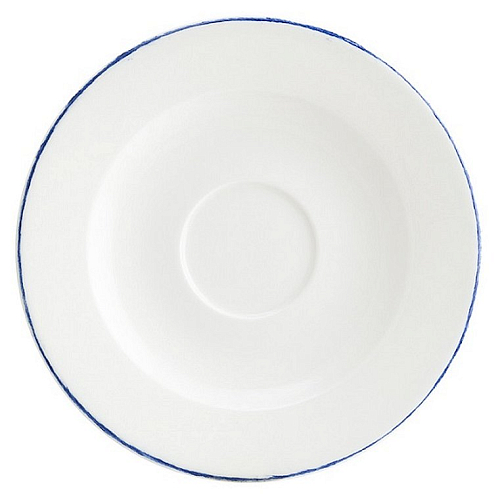 Блюдце d=160 мм. Ретро синий край (чашка 69205) /1/6/