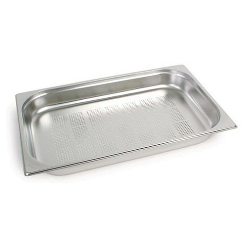 Гастроемкость 1/1 h=65 мм. 9 л. нерж. перфорированная d=6 мм. MGsteel /1/6/