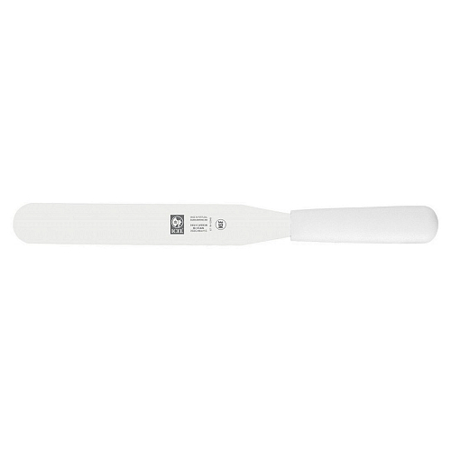 Лопатка 47 см. прямая рабочая часть 31*4 см. нерж. узкая с пластик. ручкой белая Icel /1/6/