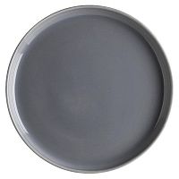 Тарелка d=210 мм. Серый, форма Граунд /1/6/
