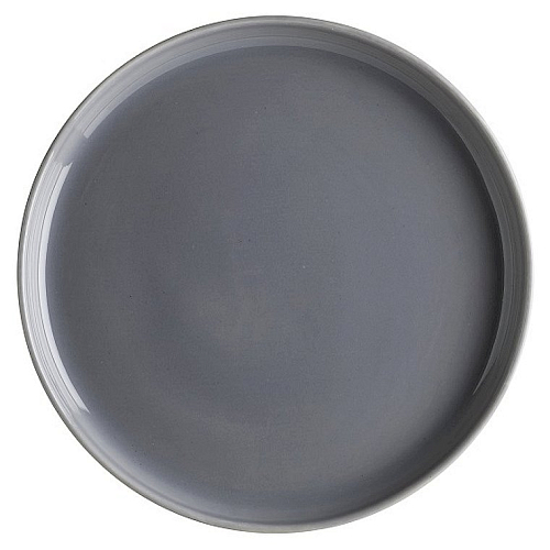 Тарелка d=210 мм. Серый, форма Граунд /1/6/