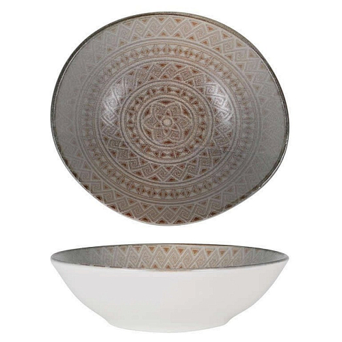 Салатник d=180 мм. 470 мл. h=55 мм. Дамаск, форма Ваго /1/12/