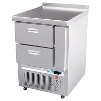 Стол холодильный среднетемпературный Abat СХС-70Н (ящики 1/2) с бортом