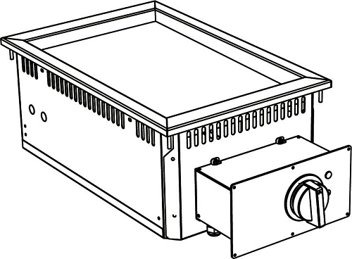 Поверхность жарочная встраиваемая 700 серии Apach Chef Line SLDI7FTE4CR