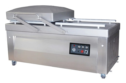Напольный вакуумный упаковщик Hualian Machinery HVC-820S/2B (нерж., обрезка)