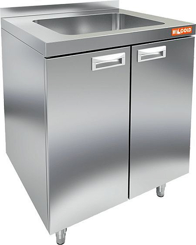 Стол пристенный HICOLD НБМСЗМ-6/7Б с мойкой