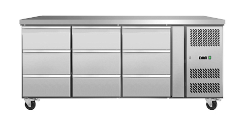Стол морозильный Koreco GN/3100BTD9 островной с 9 ящиками