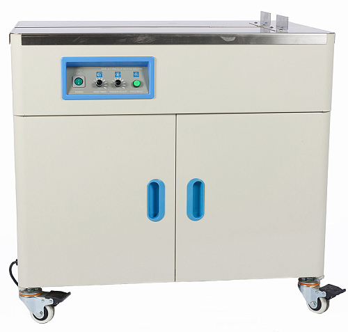 Полуавтоматическая стрейпинг-машина Hualian Machinery KZB-10H (закрытый стол)