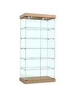 Торговая витрина Cryspi LB V (L 900V) бук