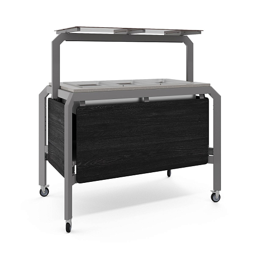 Модуль мобильный холодильный КОБОР AO120 aluminum/glazed/diamant