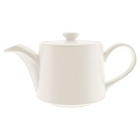 Чайник 400 мл. заварочный Белый 2 Чойс, форма Банкет Bonna /1/6/186/