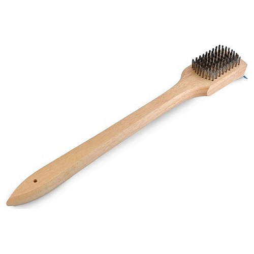 Щетка для печи 46 см. 8*5 см. с металлической щетиной h=2 см., деревянная MGsteel (WBS-18) /1/12/72/