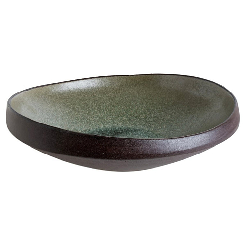 Тарелка d=260 мм. глубокая 1600 мл. h=75 мм. Лагун Олив, форма Ваго Bonna /1/6/