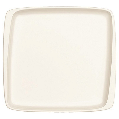 Тарелка квадратная 320*300 мм. без полей Белый 2 Чойс, форма Мув Bonna /1/6/348/