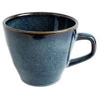 Чашка 250 мл. чайная d=90 мм. h=79 мм. Оушн Хало (блюдце 74419) широкая полоска Bonna /1/6/