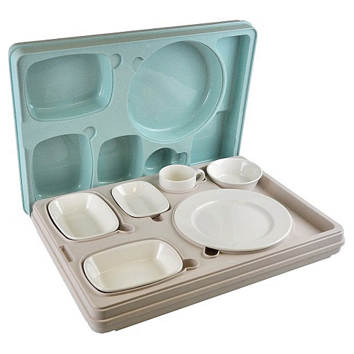 Термоподнос 542*387*120 мм. на 6 предметов с крышкой (-40°C до +110°C) п/п Tribeca /1/3/