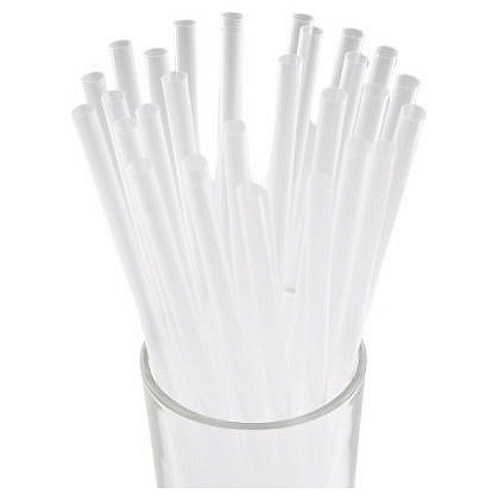 Трубочки коктейльные 0,6*20,5 см. 600 шт/уп. прямые прозрачные в индивидуальной упаковке /1/10/