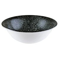 Салатник d=160 мм. 400 мл. h=53 мм. Черный Космос, форма Гурмэ Bonna /1/12/