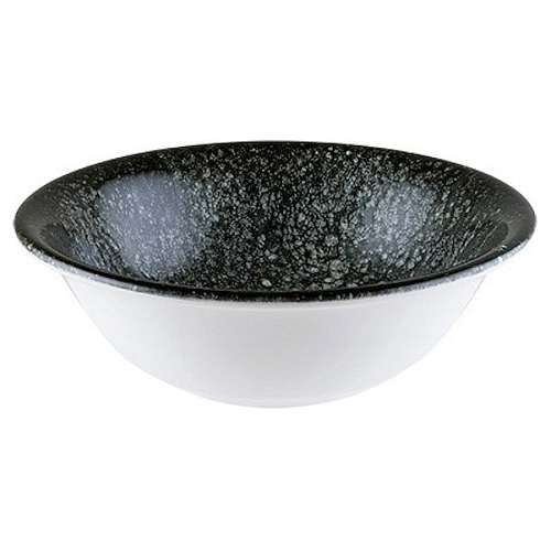 Салатник d=160 мм. 400 мл. h=53 мм. Черный Космос, форма Гурмэ Bonna /1/12/