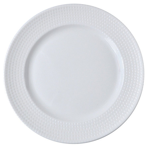 Тарелка d=230 мм. Белый Пьюре Дот, форма Банкет Bonna /1/12/972/