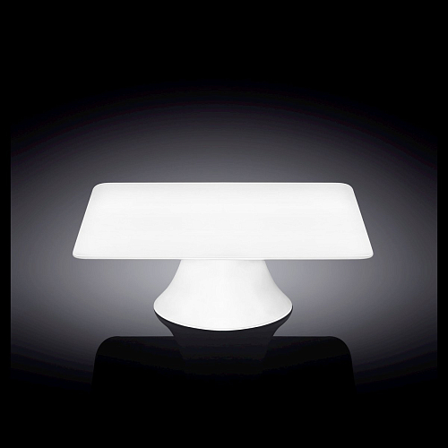 Подставка для торта квадрат 25,5*25,5 см. h=9 см. фарфор Wilmax /1/8/