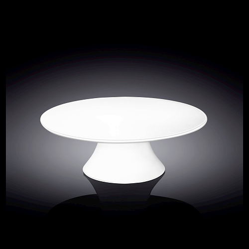 Подставка для торта d=250 мм. h=90 мм. на ножке фарфор Wilmax /1/8/