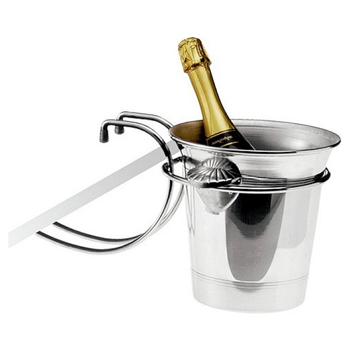 Подставка для ведра для вина/шампанского d=20,5 см. h=17,2 см. хромированная сталь Tellier /1/5/