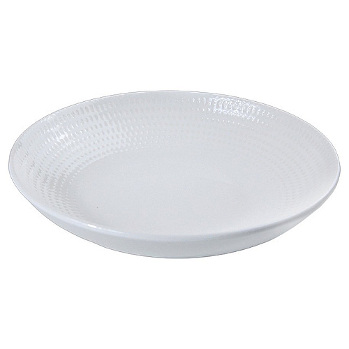 Тарелка d=230 мм. глубокая 1000 мл. h=45 мм. Белый Пьюре Дот, форма Банкет Bonna /1/6/558/