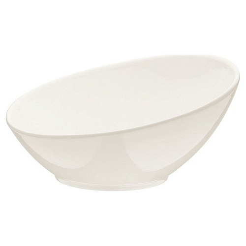 Салатник d=220 мм. 850 мл. h=60/105 мм. скошенный край Белый, форма Ванто 2 Чойс Bonna /1/6/