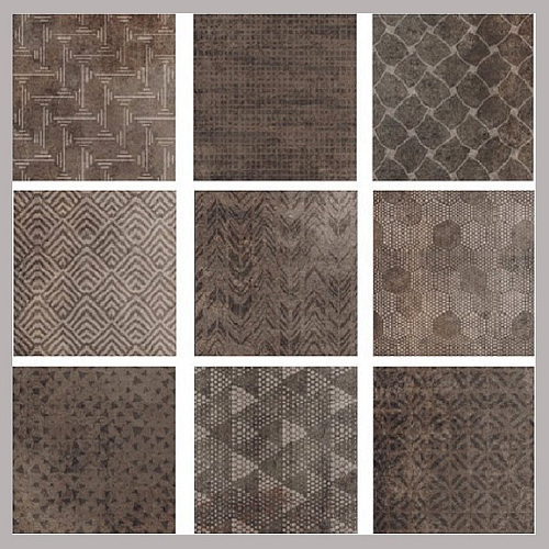 Плитка для подставки фуршетной 20*20 см. Gres Nickel Abert (подставка 73501,73500,73502,73503) /1/