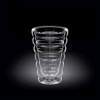 Стакан 300 мл. d=85 мм. h=135 мм. с двойными стенками Термостекло Wilmax /1/60/